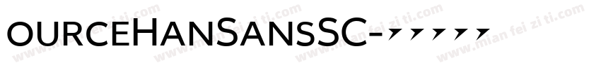 ourceHanSansSC字体转换