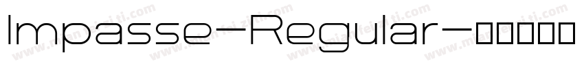 Impasse-Regular字体转换