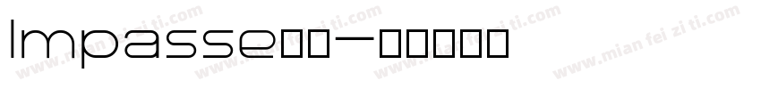 Impasse字体字体转换