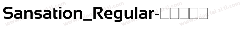 Sansation_Regular字体转换