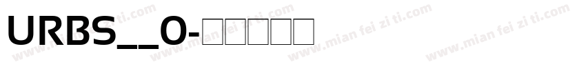 URBS__0字体转换