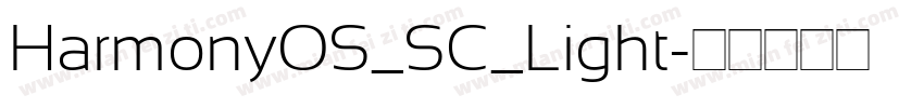 HarmonyOS_SC_Light字体转换