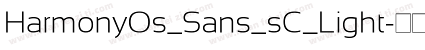 HarmonyOs_Sans_sC_Light-亮体字体转换