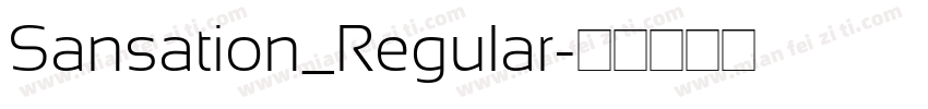 Sansation_Regular字体转换