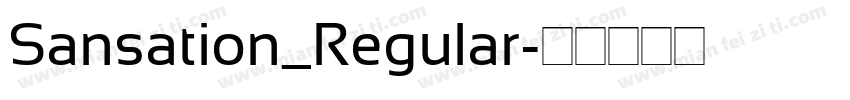 Sansation_Regular字体转换