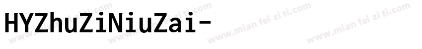 HYZhuZiNiuZai字体转换