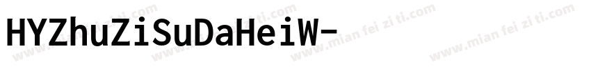 HYZhuZiSuDaHeiW字体转换