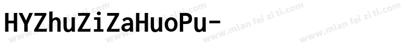 HYZhuZiZaHuoPu字体转换