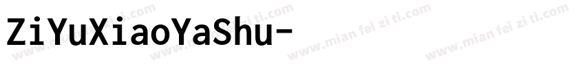 ZiYuXiaoYaShu字体转换