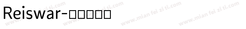 Reiswar字体转换
