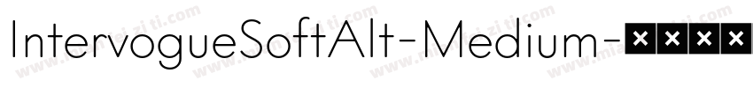 IntervogueSoftAlt-Medium字体转换