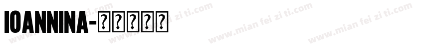 Ioannina字体转换