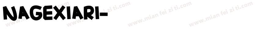 NaGeXiaRi字体转换
