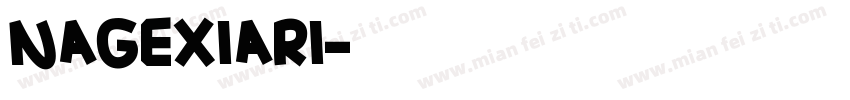 NaGeXiaRi字体转换