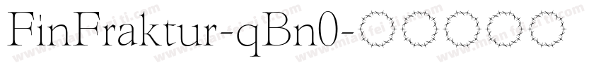 FinFraktur-qBn0字体转换