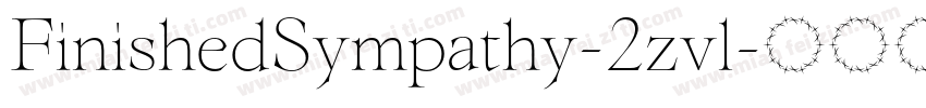 FinishedSympathy-2zvl字体转换
