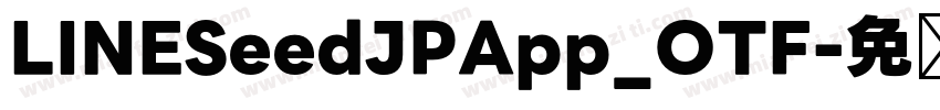 LINESeedJPApp_OTF字体转换