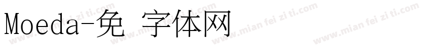 Moeda字体转换
