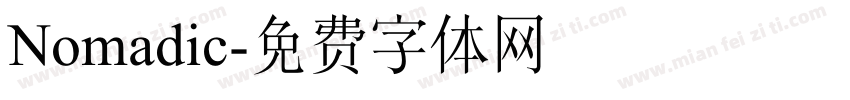 Nomadic字体转换