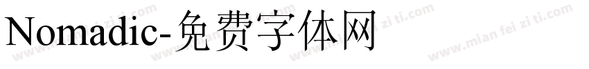 Nomadic字体转换