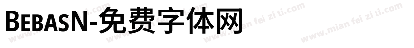 BebasN字体转换