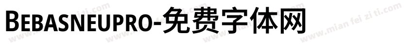Bebasneupro字体转换