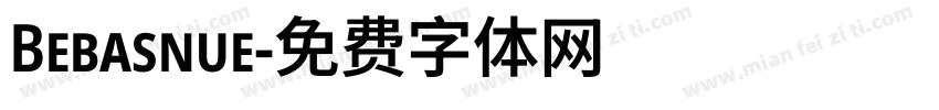 Bebasnue字体转换