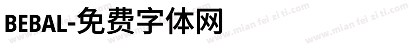 bebal字体转换