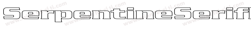 SerpentineSerifEF-BoldIta字体转换