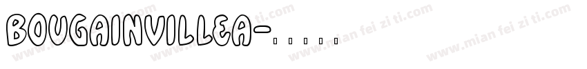 Bougainvillea字体转换