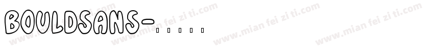 bouldsans字体转换