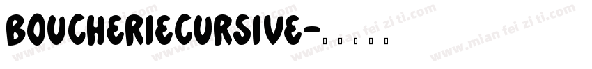 boucheriecursive字体转换