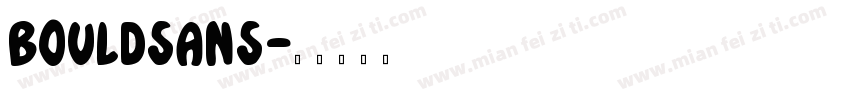 bouldsans字体转换
