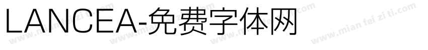 LANCEA字体转换