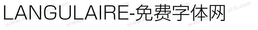 LANGULAIRE字体转换
