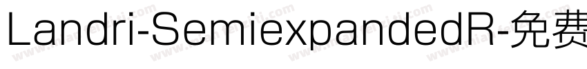 Landri-SemiexpandedR字体转换