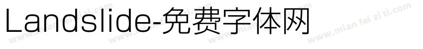 Landslide字体转换