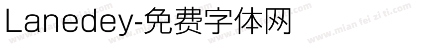 Lanedey字体转换