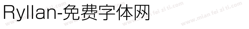 Ryllan字体转换