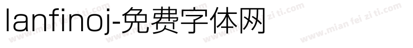 lanfinoj字体转换