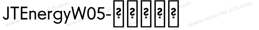 JTEnergyW05字体转换
