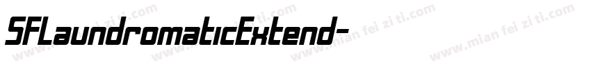 SFLaundromaticExtend字体转换