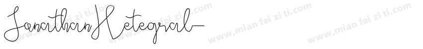 JonathanHetegral字体转换