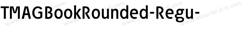 TMAGBookRounded-Regu字体转换
