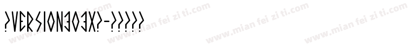 (Version303x)字体转换