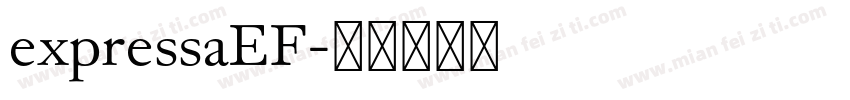 expressaEF字体转换
