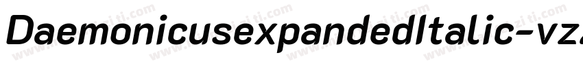 DaemonicusexpandedItalic-vz2D字体转换