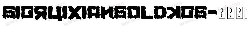 BigruixianBoldkGB字体转换