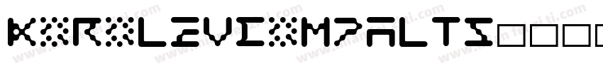 KorolevCompAlts字体转换