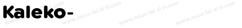 Kaleko字体转换